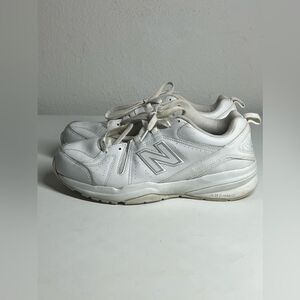 New Balance 608 V5 Mens 10,5  EXTRA WIDE White Casual Comfort Cross Trainer Shoe